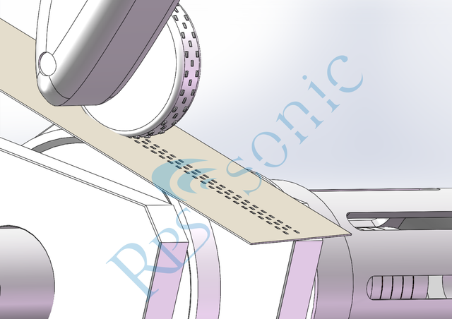 35KHZ Симметричный ультразвуковой роторный рожок для радиальной акустической сварки